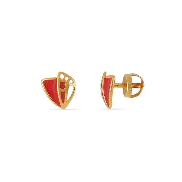 Tanishq 22KT Gold Earrings 2