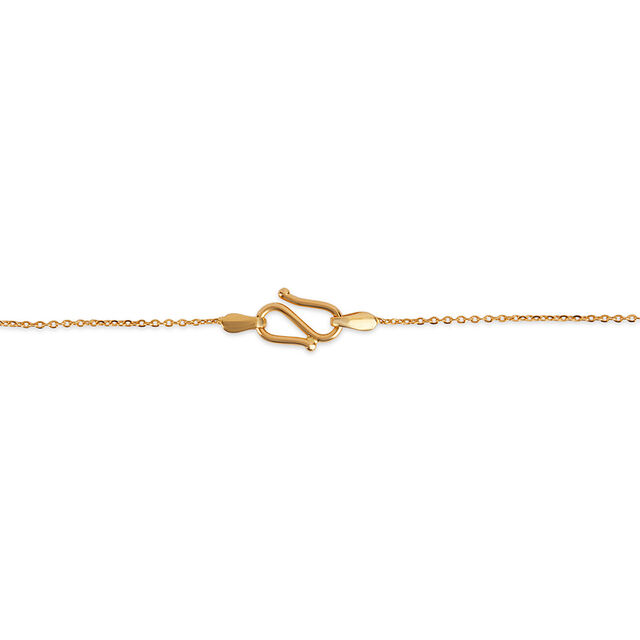 Tanishq 22KT Gold Pendant with Chain for Men 4
