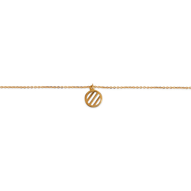 Tanishq 22KT Gold Pendant with Chain for Men 5