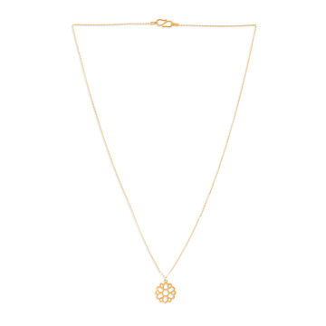 Tanishq 22KT Gold Pendant with Chain