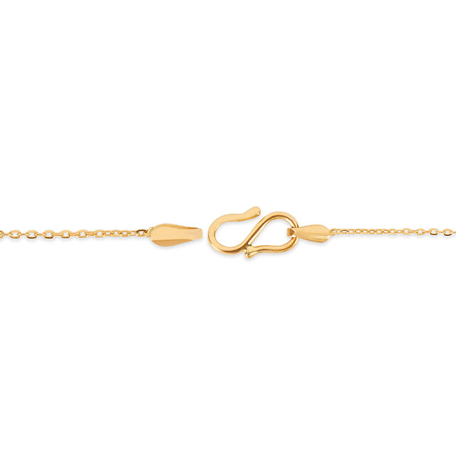 Tanishq 22KT Gold Pendant with Chain 4