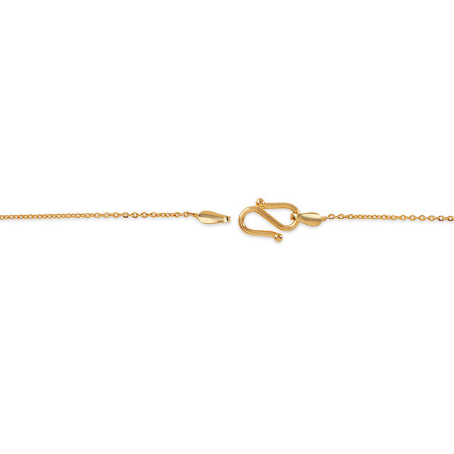 Tanishq 22KT Gold Pendant with Chain for Men 3