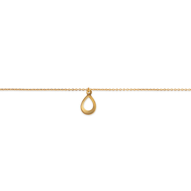 Tanishq 22KT Gold Pendant with Chain for Women 5