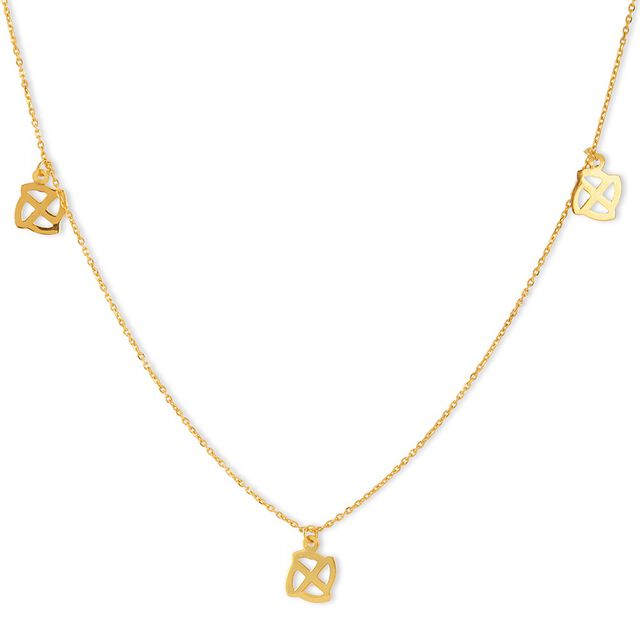 Tanishq 22KT Gold Pendant with Chain 2