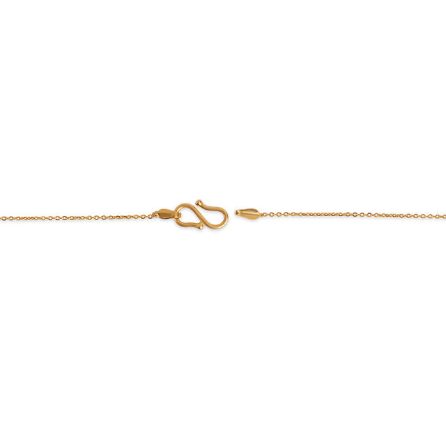 Tanishq 22KT Gold Pendant with Chain for Women 3
