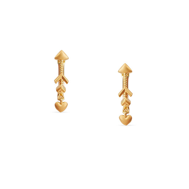 Tanishq 22KT Gold Earrings 