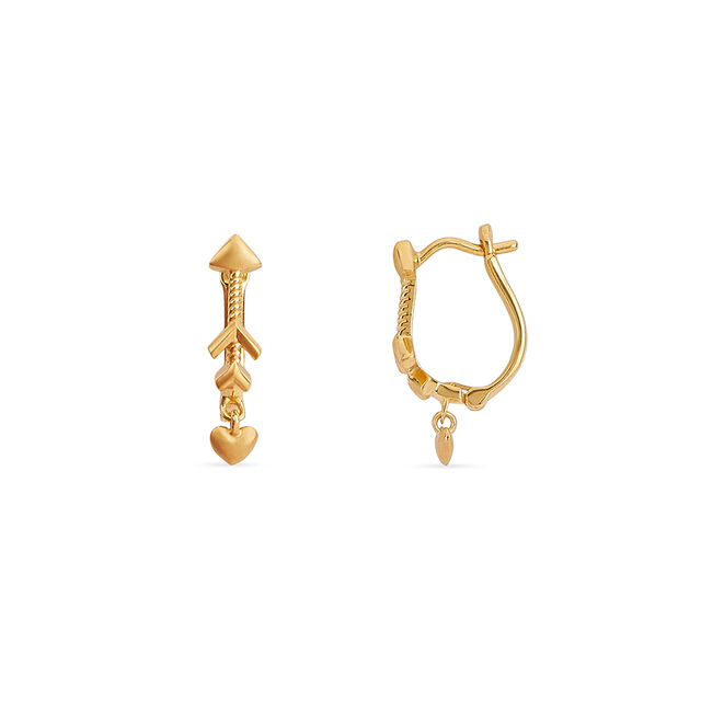 Tanishq 22KT Gold Earrings 2