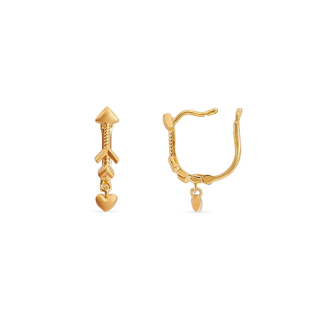Tanishq 22KT Gold Earrings 4
