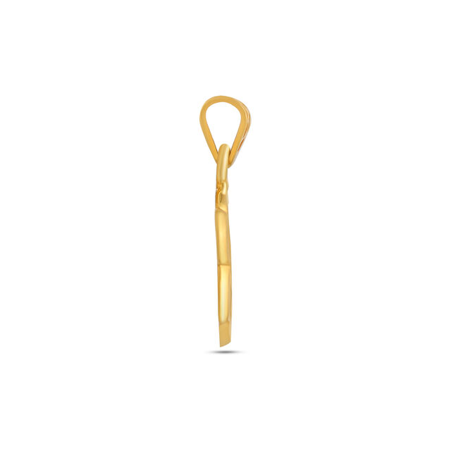 Blooming Flower Gold Pendant