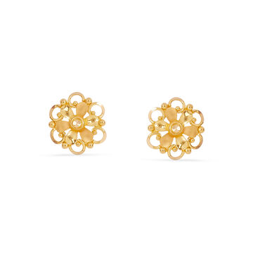 Tanishq 22KT Diamond Earrings