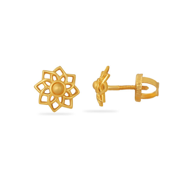 Tanishq 22KT Gold Earrings 2