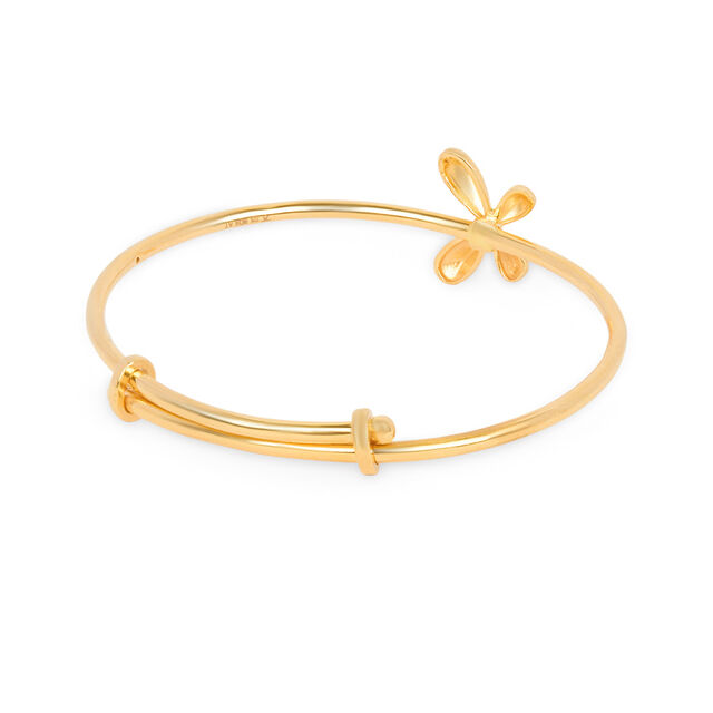Tiny Blossom Gold Bangle for Kids 2
