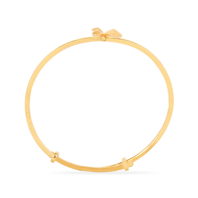 Tiny Blossom Gold Bangle for Kids 3