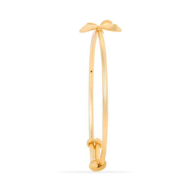 Tiny Blossom Gold Bangle for Kids 4