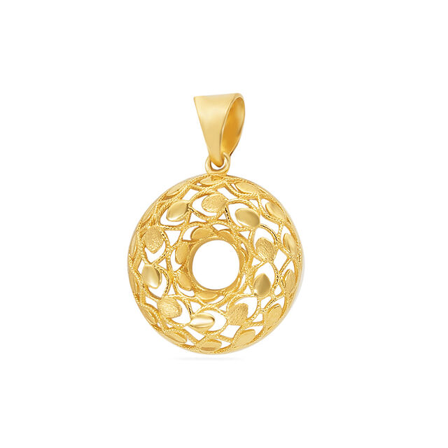 Tanishq 22 Karat Gold Pendant for Women 