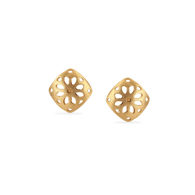 Tanishq 22 Karat Gold Earrings for Women 