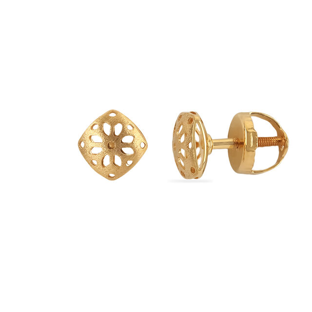 Tanishq 22 Karat Gold Earrings for Women 2