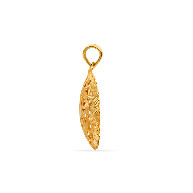 Tanishq 22KT Plain Gold Chain for Women 3