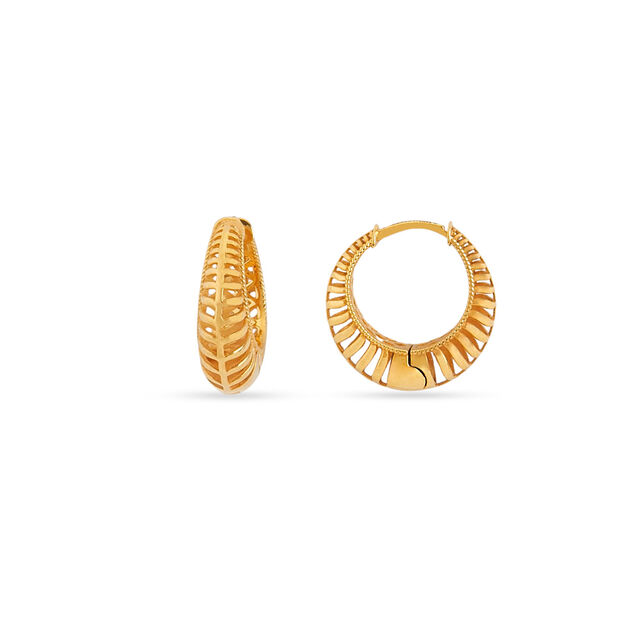 Tanishq 22KT Gold Earrings for Women 2
