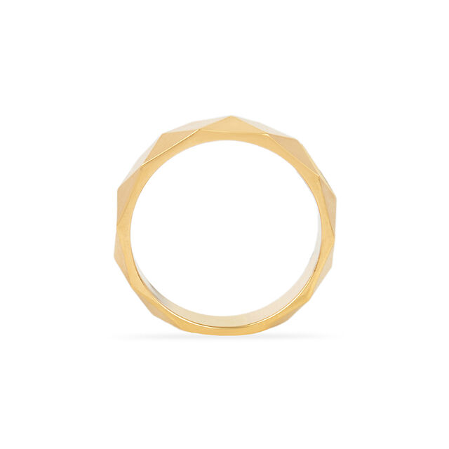 Geometric Elegance Gold Finger Ring 3