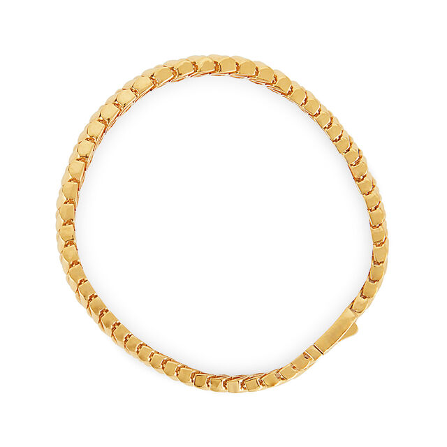 Woven Slant Gold Bracelet 2