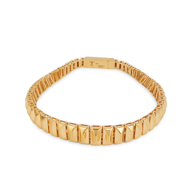 Structured Glam Gold Bracelet 
