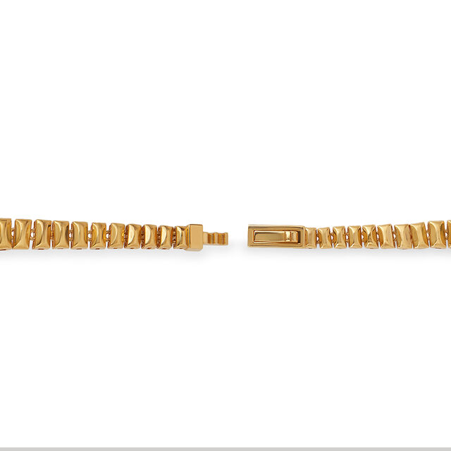Structured Glam Gold Bracelet 5