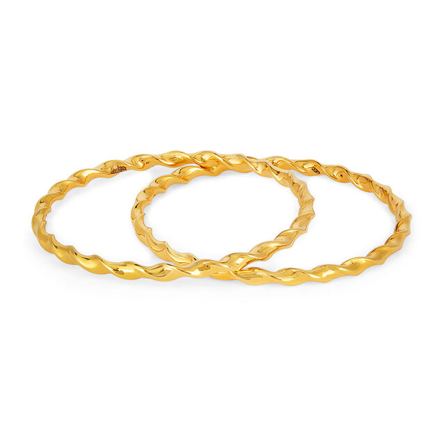 Tanishq 22KT  Gold Bangle  for Women 2