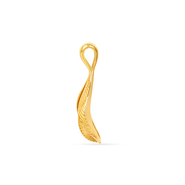 Gilded Grove Gold Pendant and Earrings Set 4