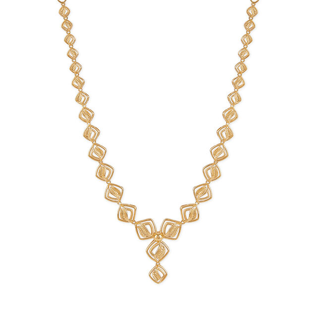 Tanishq 22KT Gold Necklace Set for Women 2