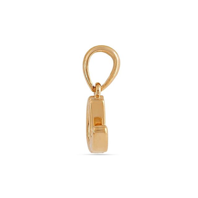 Signature A Gold Pendant 3
