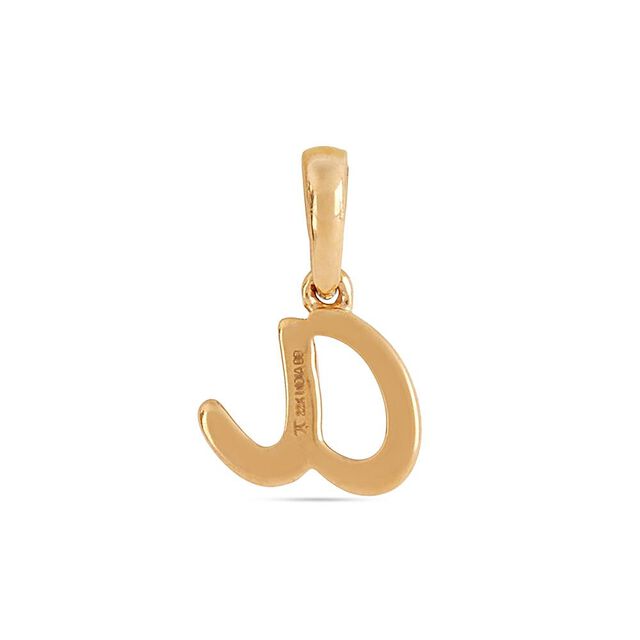 Signature A Gold Pendant 4