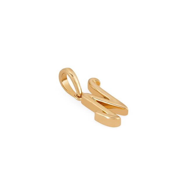 Signature N Gold Pendant 2