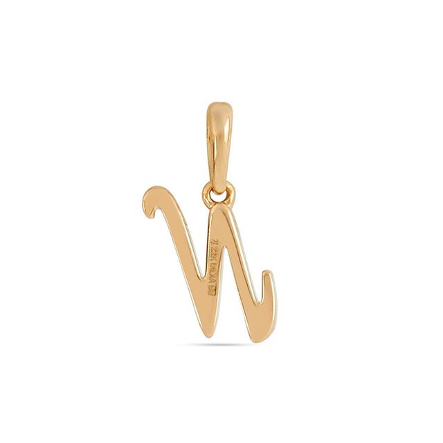 Signature N Gold Pendant 4