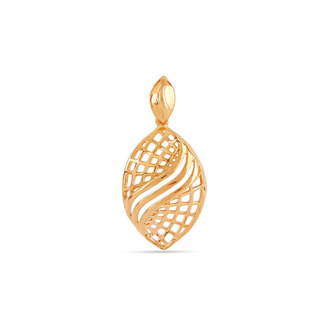 Tanishq 22KT Gold Pendant for Women 