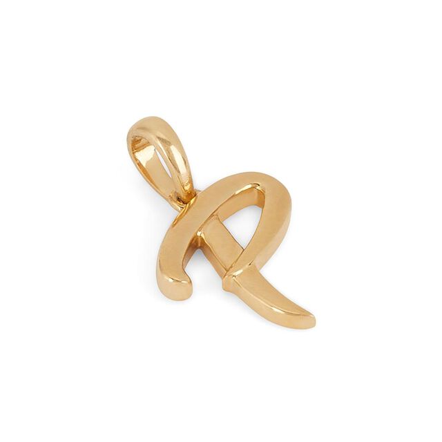 Signature P Gold Pendant 2