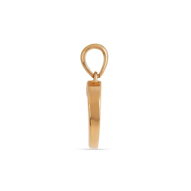Signature D Gold Pendant 3
