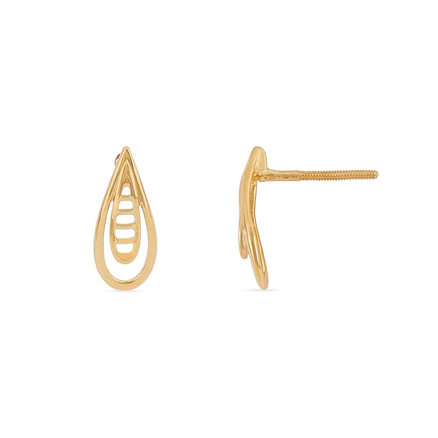 Tanishq 22KT Gold Earrings for Women 4