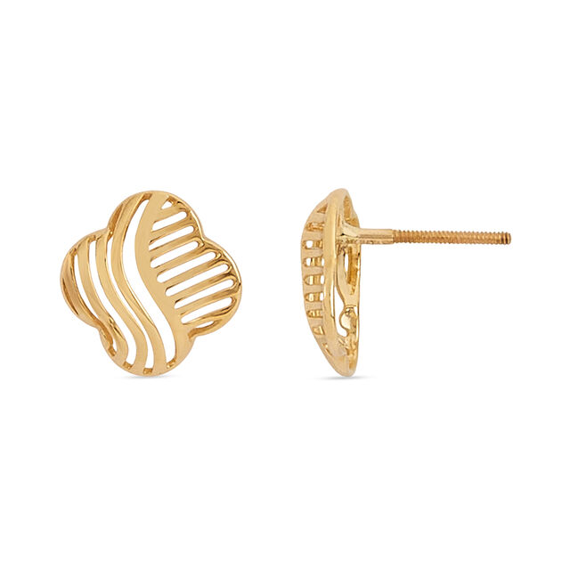 Tanishq 22KT Gold Earrings for Women 4