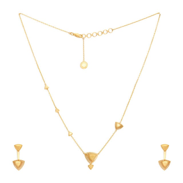 Tanishq 22KT Gold Necklace Set 2