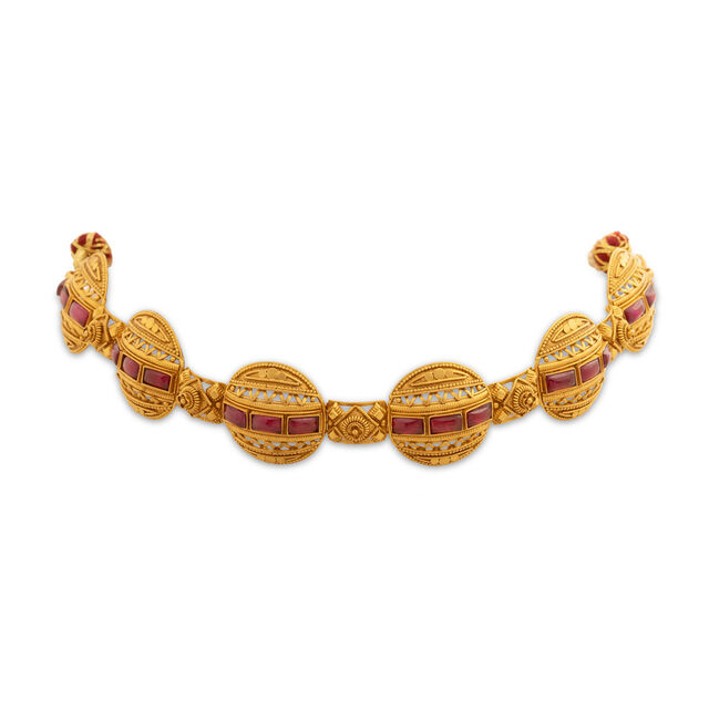 Contemporary Heirloom Gold Necklace,,hi-res 