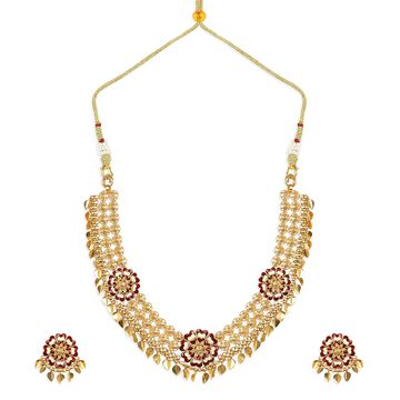 Tanishq 22KT Gold Neckwear Set for Women