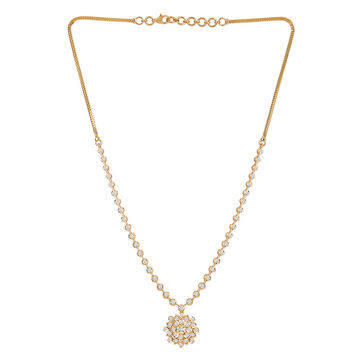 Tanishq 22KT Diamond Necklace for Women