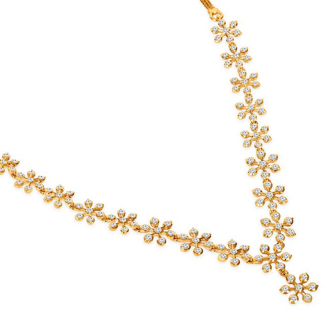 Tanishq 22KT Diamond Stud Earrings for Women 3
