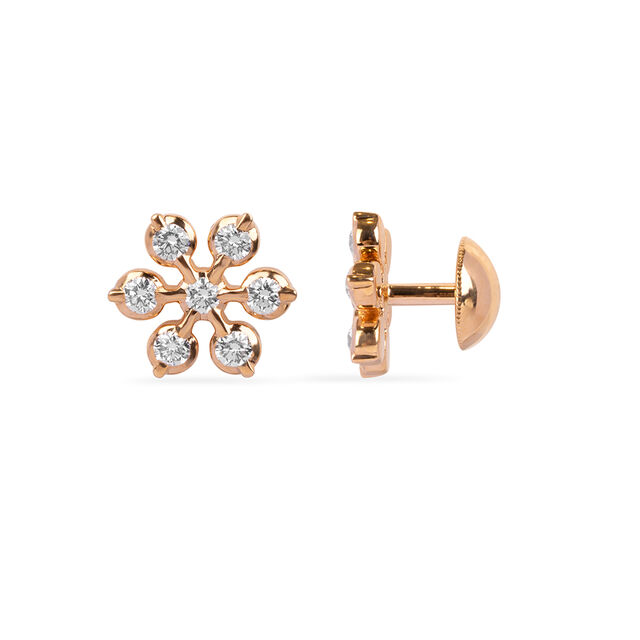 Chic Diamond Stud Earrings 2