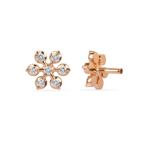 Chic Diamond Stud Earrings 4
