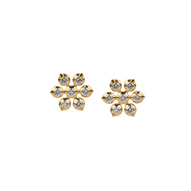Tanishq 22KT Diamond Earrings for Women 