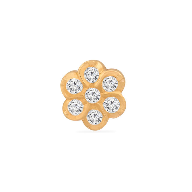 Tanishq 22KT Diamond Stud Earrings for Women 