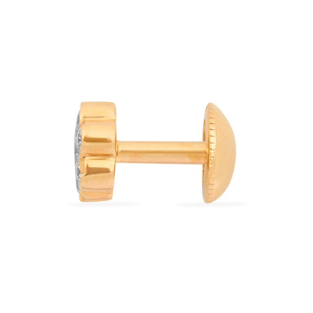 Tanishq 22KT Diamond Stud Earrings for Women 2