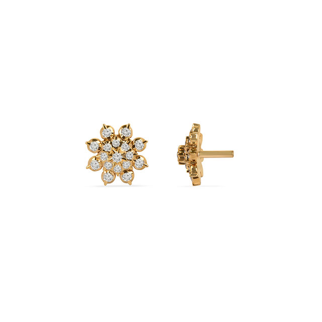 Tanishq 22KT Diamond Earrings for Women 4